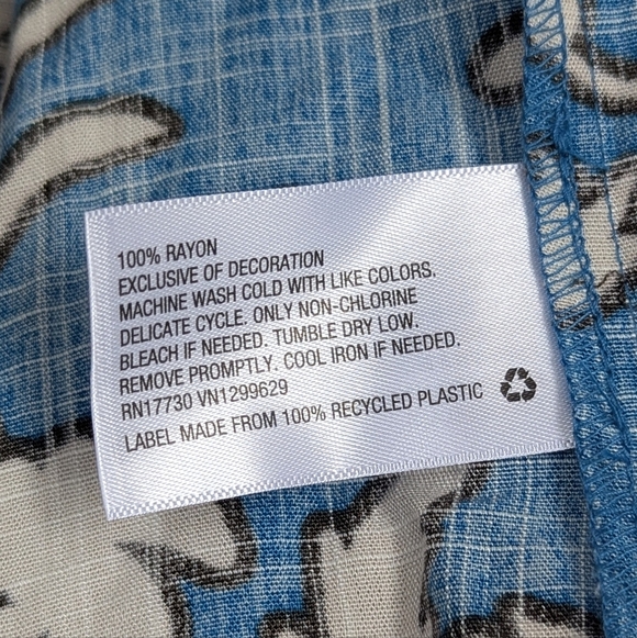 Knox Rose Midi Floral Wrap Dress Short Sleeves Tiered Ruffle Teal Cream sz Small - Picture 9 of 11